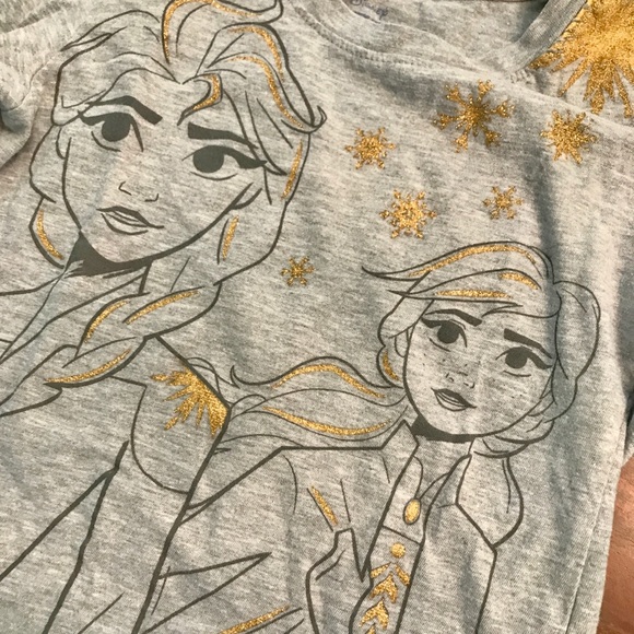 Girls Frozen 2 Long Slv Tshirt - sz 6X - Picture 3 of 3